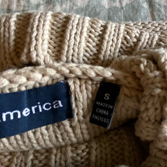 525 America Cotton Fisherman Turtleneck Sweater - Picture 8 of 13